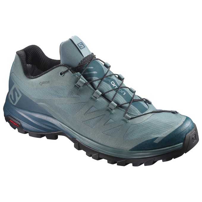 Salomon Singapore Mens Hiking Shoes - OUTPATH GTX® Light Blue | 81540-APWX